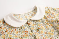Load image into Gallery viewer, Baby Kid Girls Flower Print Rompers Wholesale 22052612
