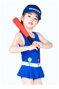 Load image into Gallery viewer, Baby Kid Girls Flower Print Rompers Swimwears Wholesale 220526125
