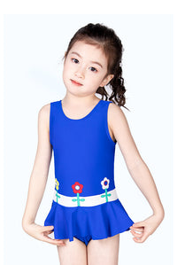 Load image into Gallery viewer, Baby Kid Girls Flower Print Rompers Swimwears Wholesale 220526125
