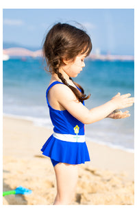 Load image into Gallery viewer, Baby Kid Girls Flower Print Rompers Swimwears Wholesale 220526125
