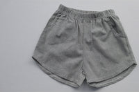 Load image into Gallery viewer, 2 Pieces Set Baby Kid Unisex Color-blocking Tops And Solid Color Shorts Wholesale 220526127
