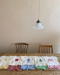 Load image into Gallery viewer, 2 Pieces Set Baby Kid Unisex Letters Fruit Print T-Shirts And Checked Shorts Wholesale 220526134
