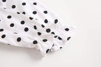 Load image into Gallery viewer, Baby Kid Girls Color-blocking Polka dots Print Rompers Wholesale 22052614
