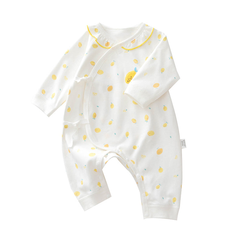 Baby Unisex Fruit Print Jumpsuits Wholesale 220526143