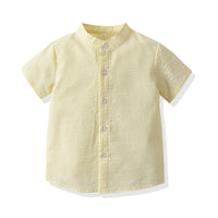 Load image into Gallery viewer, 2 Pieces Set Baby Kid Unisex Solid Color Shirts And Rompers Wholesale 220526148
