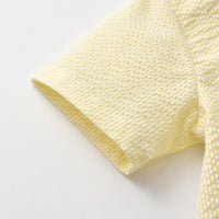 Load image into Gallery viewer, 2 Pieces Set Baby Kid Unisex Solid Color Shirts And Rompers Wholesale 220526148
