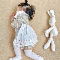 Load image into Gallery viewer, Baby Kid Girls Color-blocking Flower Embroidered Print Rompers Wholesale 220526149
