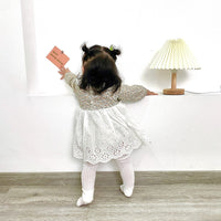 Load image into Gallery viewer, Baby Kid Girls Color-blocking Flower Embroidered Print Rompers Wholesale 220526149
