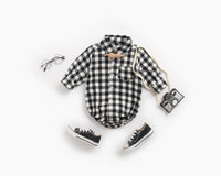 Load image into Gallery viewer, Baby Kid Boys Checked Rompers Wholesale 22052615
