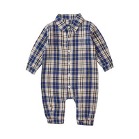 Load image into Gallery viewer, Baby Kid Boys Checked Jumpsuits Wholesale 220526150
