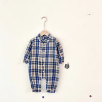 Load image into Gallery viewer, Baby Kid Boys Checked Jumpsuits Wholesale 220526150

