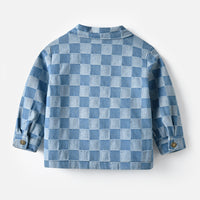 Load image into Gallery viewer, Baby Kid Unisex Checked Ripped Independence Day Jackets Outwears Wholesale 220526156
