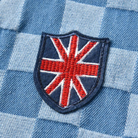 Load image into Gallery viewer, Baby Kid Unisex Checked Ripped Independence Day Jackets Outwears Wholesale 220526156
