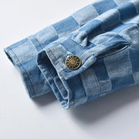 Load image into Gallery viewer, Baby Kid Unisex Checked Ripped Independence Day Jackets Outwears Wholesale 220526156
