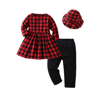 Load image into Gallery viewer, 2 Pieces Set Baby Kid Unisex Dressy Checked Bow Shirts And Solid Color Jumpsuits Wholesale 220526162
