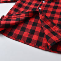 Load image into Gallery viewer, 2 Pieces Set Baby Kid Unisex Dressy Checked Bow Shirts And Solid Color Jumpsuits Wholesale 220526162
