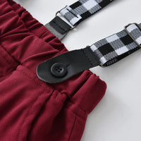 Load image into Gallery viewer, 2 Pieces Set Baby Kid Boys Dressy Solid Color Shirts And Jumpsuits Wholesale 220526163
