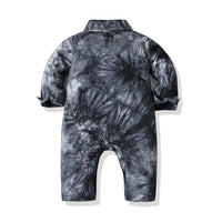 Load image into Gallery viewer, Baby Boys Bow Print Birthday Party Jumpsuits Wholesale 220526166
