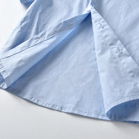 Load image into Gallery viewer, 2 Pieces Set Baby Kid Boys Dressy Bow Shirts And Solid Color Rompers Suits Wholesale 22052619
