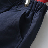 Load image into Gallery viewer, 2 Pieces Set Baby Kid Boys Dressy Bow Shirts And Solid Color Rompers Suits Wholesale 22052619
