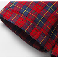 Load image into Gallery viewer, 2 Pieces Set Baby Kid Boys Dressy Solid Color Shirts And Checked Rompers Wholesale 220526194
