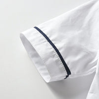 Load image into Gallery viewer, 2 Pieces Set Baby Kid Boys Dressy Solid Color Shirts And Checked Rompers Wholesale 220526194
