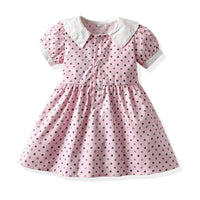 Load image into Gallery viewer, Baby Kid Girls Print Dresses Hats Wholesale 220526196
