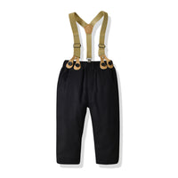 Load image into Gallery viewer, 2 Pieces Set Baby Kid Boys Dressy Striped Bow Shirts And Trousers Suits Wholesale 220526199
