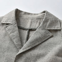 Load image into Gallery viewer, 3 Pieces Set Baby Kid Boys Dressy Solid Color Blazers And Bow Shirts And Shorts Suits Wholesale 22052620
