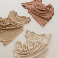 Load image into Gallery viewer, 2 Pieces Set Baby Kid Girls Solid Color Tank Tops And Pants Sleepwears Wholesale 220526201
