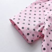 Load image into Gallery viewer, 2 Pieces Set Baby Kid Boys Dressy Polka dots Bow Shirts And Shorts Suits Wholesale 220526214
