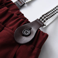 Load image into Gallery viewer, 2 Pieces Set Baby Kid Boys Dressy Polka dots Bow Shirts And Shorts Suits Wholesale 220526214
