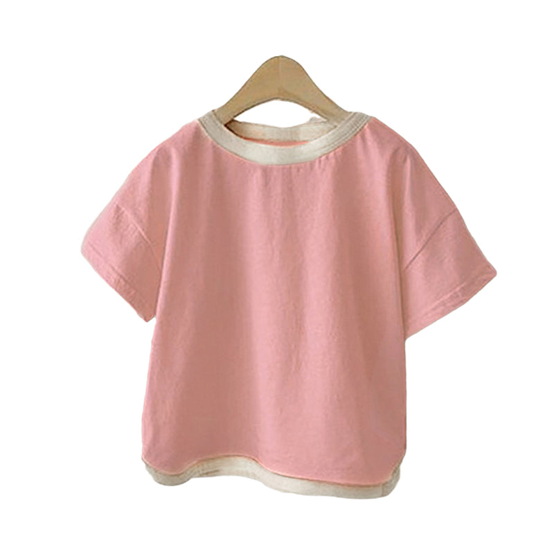 Baby Kid Unisex Solid Color T-Shirts Wholesale 220526216Baby Kid Unisex Solid Color T-Shirts Wholesale 220526216