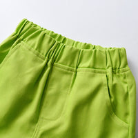 Load image into Gallery viewer, 2 Pieces Set Baby Kid Boys Print Shirts And Solid Color Shorts Wholesale 220526229
