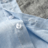 Load image into Gallery viewer, 2 Pieces Set Baby Kid Boys Dressy Bow Shirts Suits And Solid Color Rompers Wholesale 22052623
