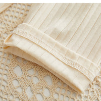 Load image into Gallery viewer, 2 Pieces Set Baby Unisex Solid Color Muslin&amp;Ribbed Tops And Pants Wholesale 220526255
