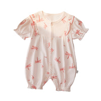 Load image into Gallery viewer, Baby Girls Animals Print Rompers Wholesale 220526259
