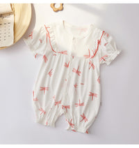 Load image into Gallery viewer, Baby Girls Animals Print Rompers Wholesale 220526259
