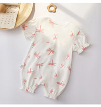 Load image into Gallery viewer, Baby Girls Animals Print Rompers Wholesale 220526259
