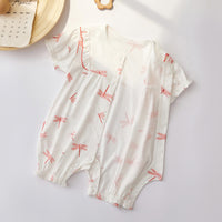 Load image into Gallery viewer, Baby Girls Animals Print Rompers Wholesale 220526259
