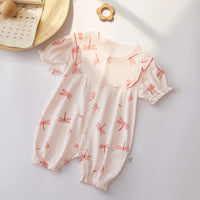 Load image into Gallery viewer, Baby Girls Animals Print Rompers Wholesale 220526259
