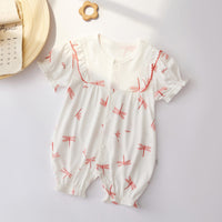 Load image into Gallery viewer, Baby Girls Animals Print Rompers Wholesale 220526259
