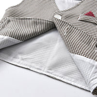 Load image into Gallery viewer, 3 Pieces Set Baby Kid Boys Dressy Houndstooth Vests Waistcoats Solid Color Shirts And Rompers Wholesale 220526263

