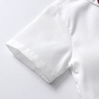 Load image into Gallery viewer, 3 Pieces Set Baby Kid Boys Dressy Houndstooth Vests Waistcoats Solid Color Shirts And Rompers Wholesale 220526263
