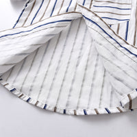 Load image into Gallery viewer, 2 Pieces Set Baby Kid Boys Dressy Solid Color Striped Shirts And Rompers Wholesale 220526265
