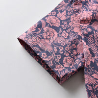 Load image into Gallery viewer, 3 Pieces Set Baby Kid Boys Flower Print Shirts And Solid Color Tops And Shorts Wholesale 220526273
