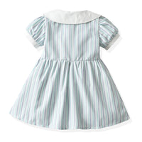 Load image into Gallery viewer, Baby Kid Girls Striped Dresses Wholesale 220526278
