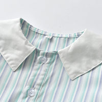 Load image into Gallery viewer, Baby Kid Girls Striped Dresses Wholesale 220526278
