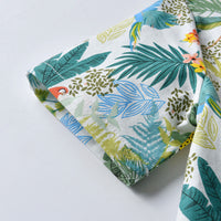 Load image into Gallery viewer, 2 Pieces Set Baby Kid Boys Plant Bow Print Polo Shirts And Shorts Wholesale 22052628
