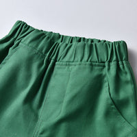 Load image into Gallery viewer, 2 Pieces Set Baby Kid Boys Plant Bow Print Polo Shirts And Shorts Wholesale 22052628
